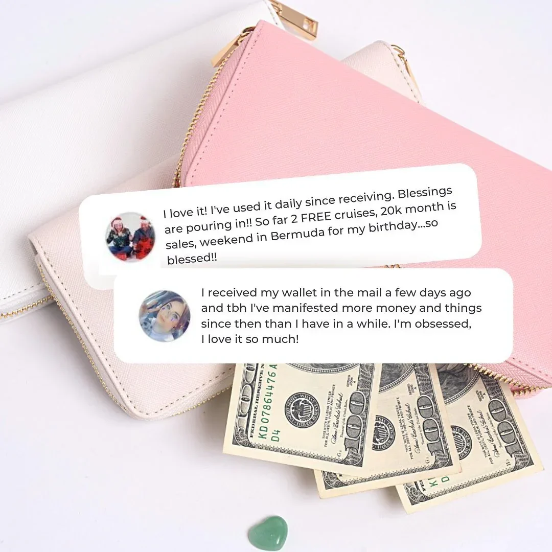 Pink Manifestation Wallet - Love & Relationship