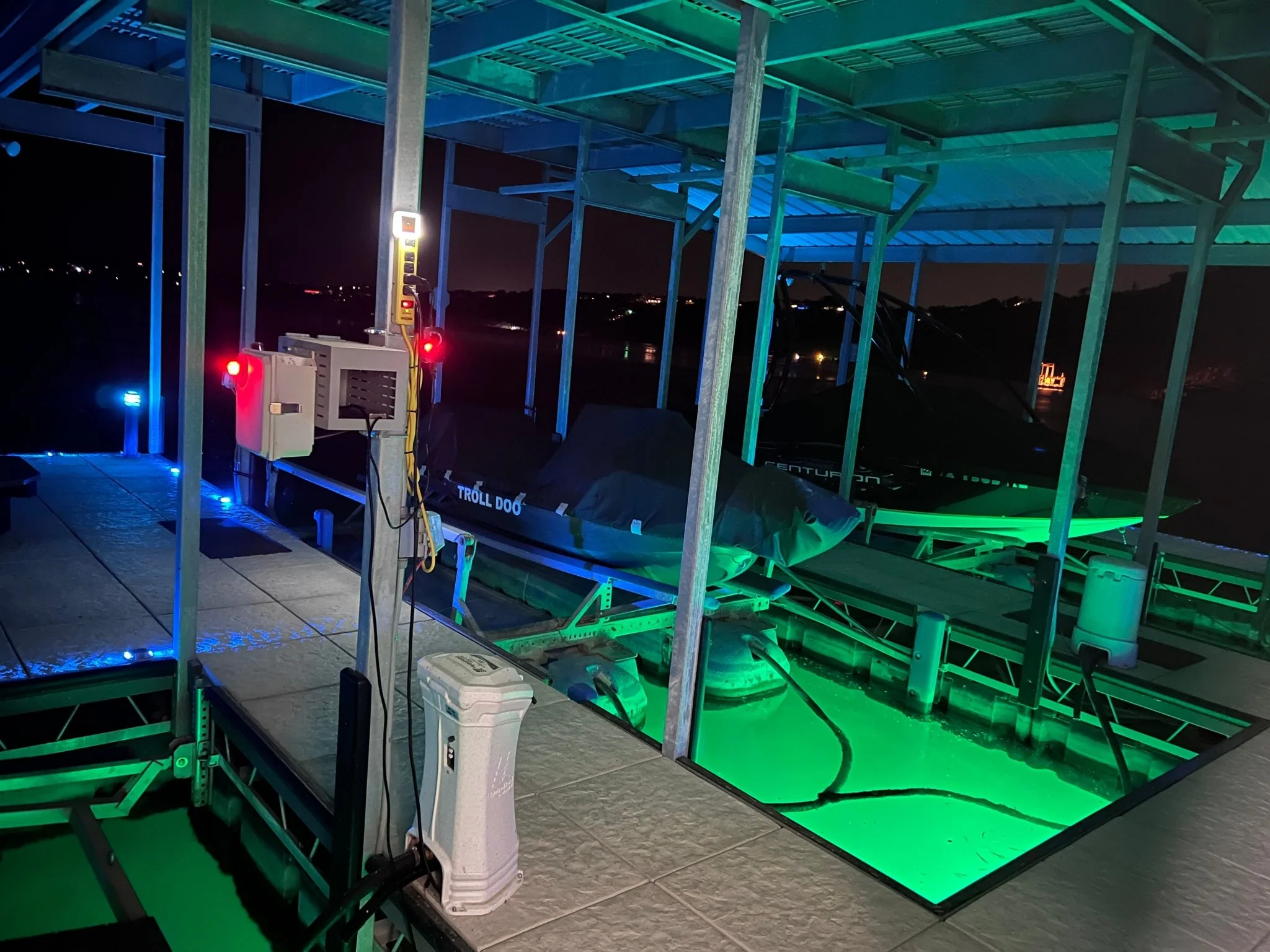 Pimp My Dock LED Accent Under glow Lighting Kit (Blue, Green, UV, White, or Color Changing) DIY Premium LED Under Dock Lighting Kit IP68 Completely Waterproof