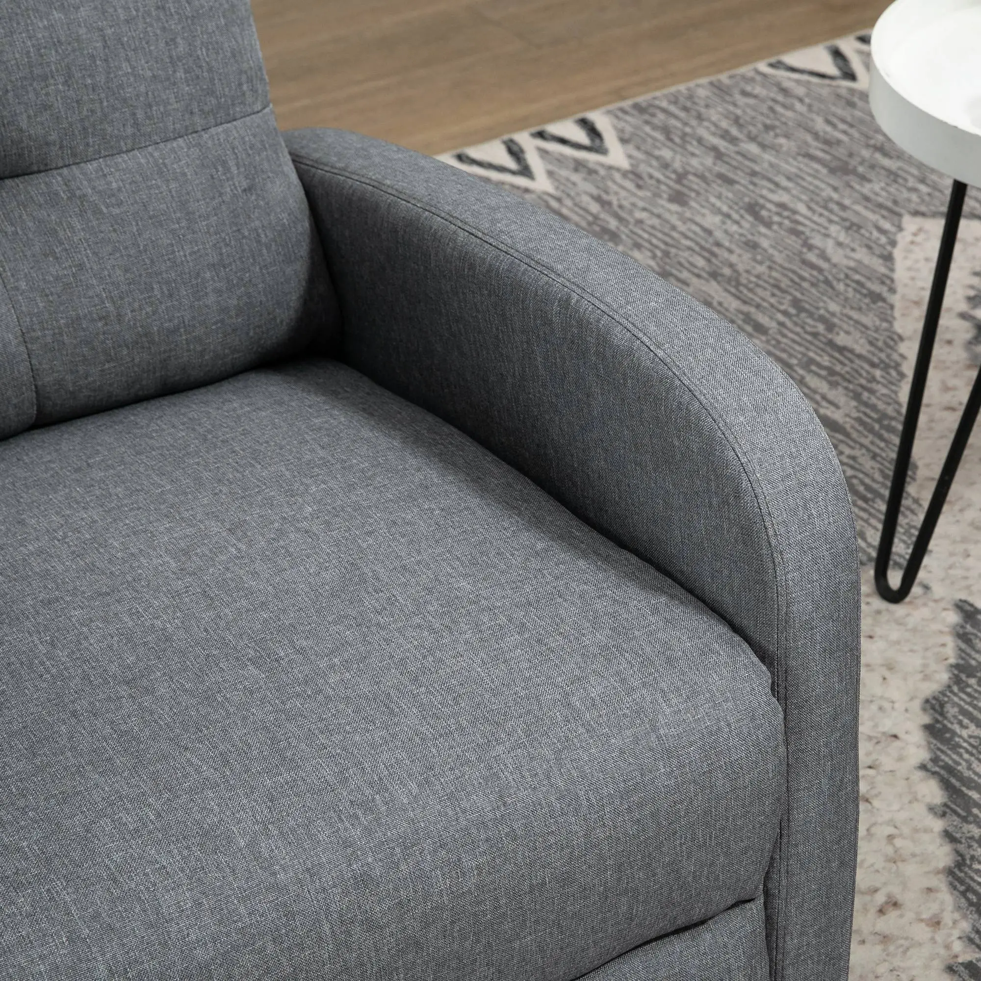 HOMCOM Relaxsessel mit Liegefunktion Grau