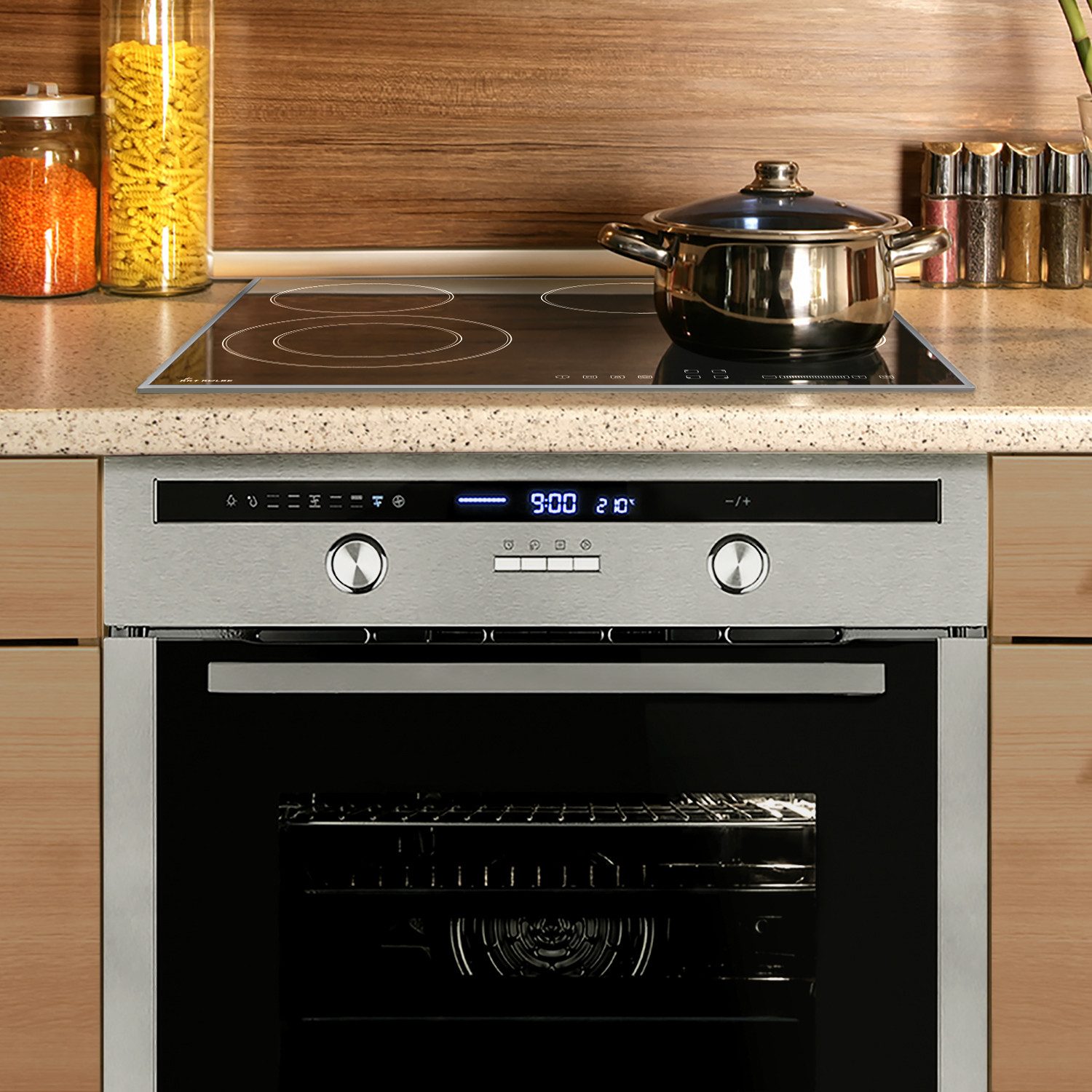 Backofen-Set Backofen und Kochfeld SET8013CH59AL