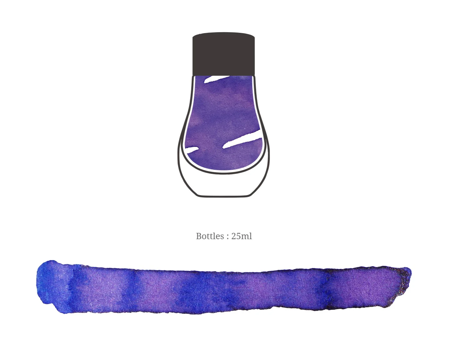 Dominant Industry Periwinkle Blue - Standard Ink Bottle