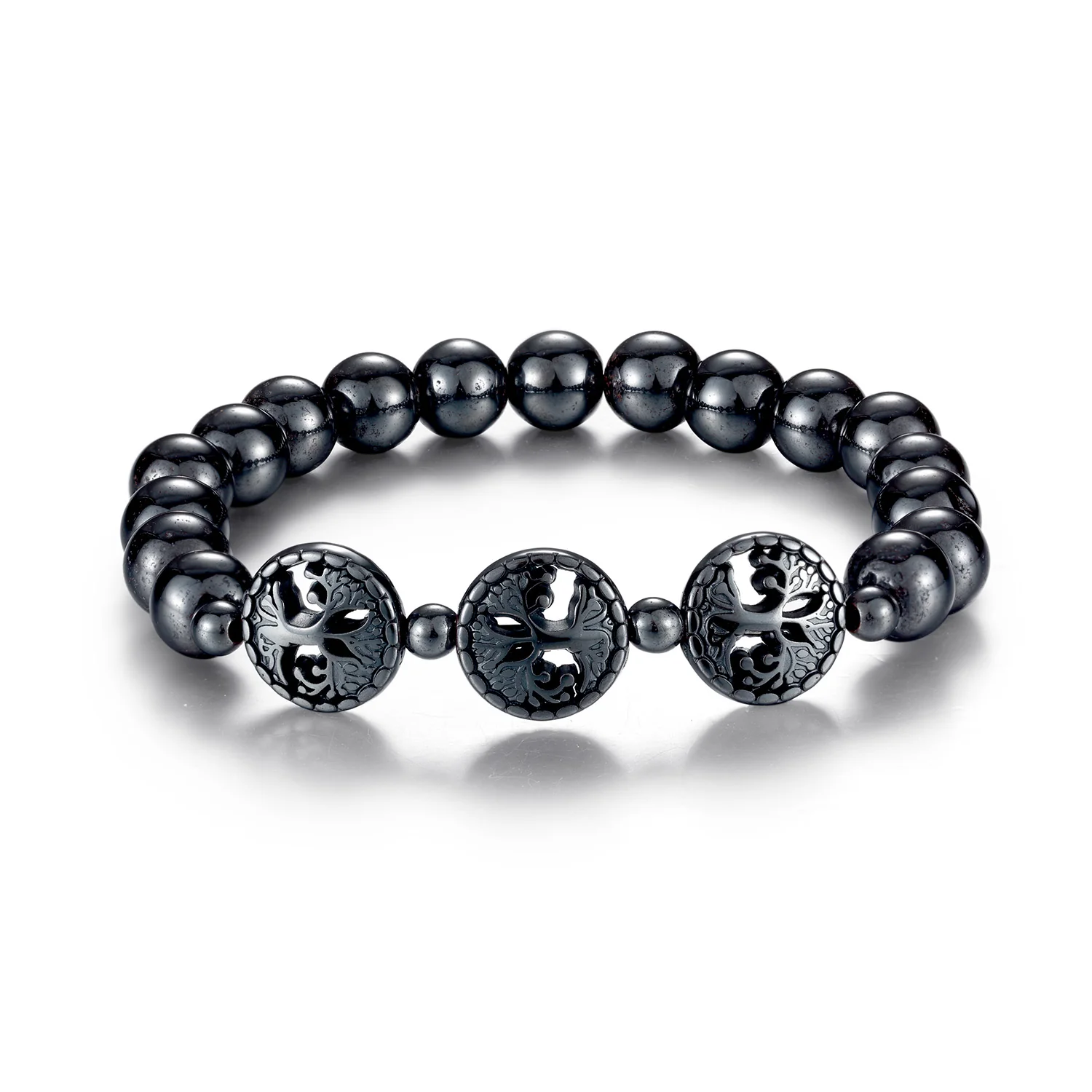 RainSo Magnetic Hematite Bracelets for Lose Weight