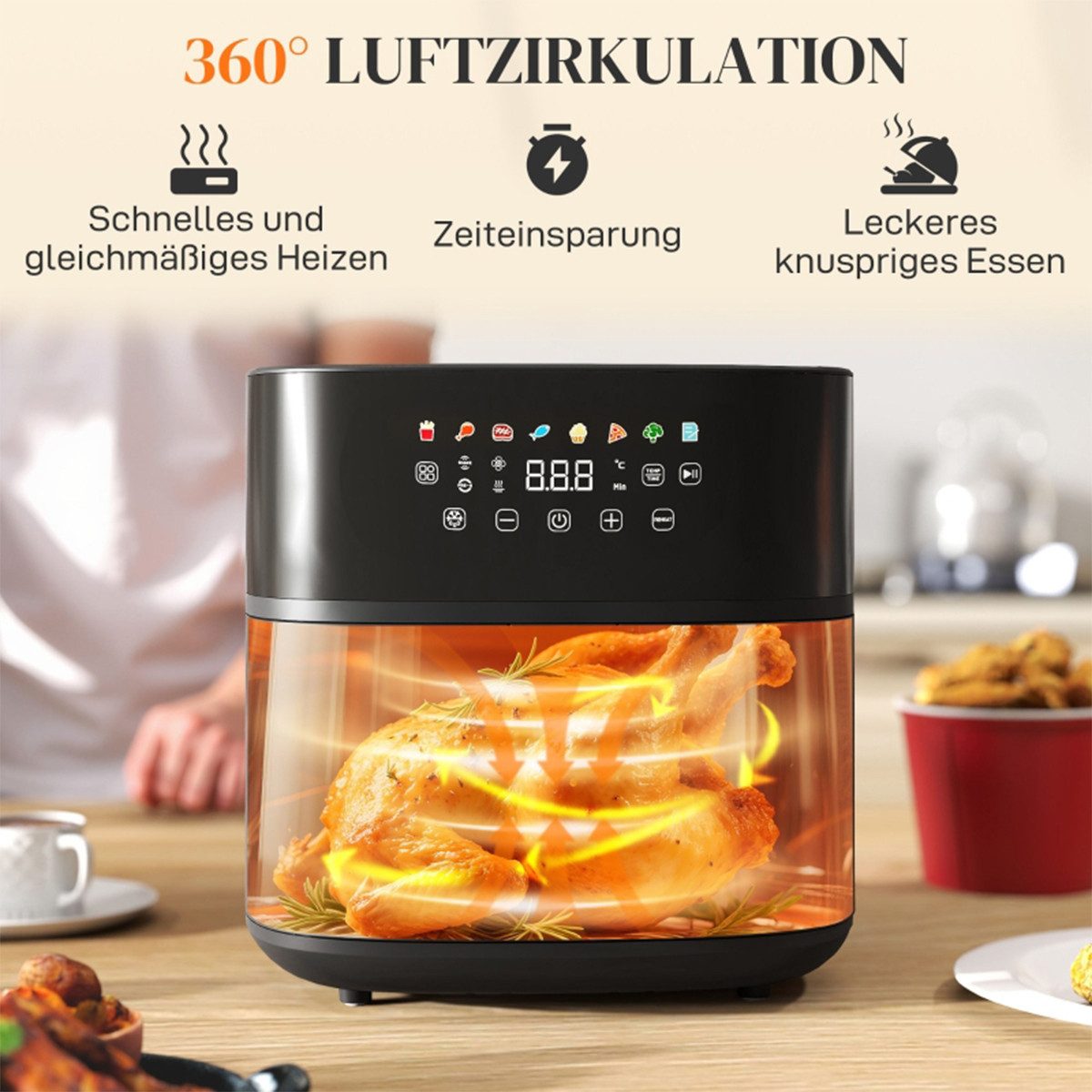 Heißluftfritteuse