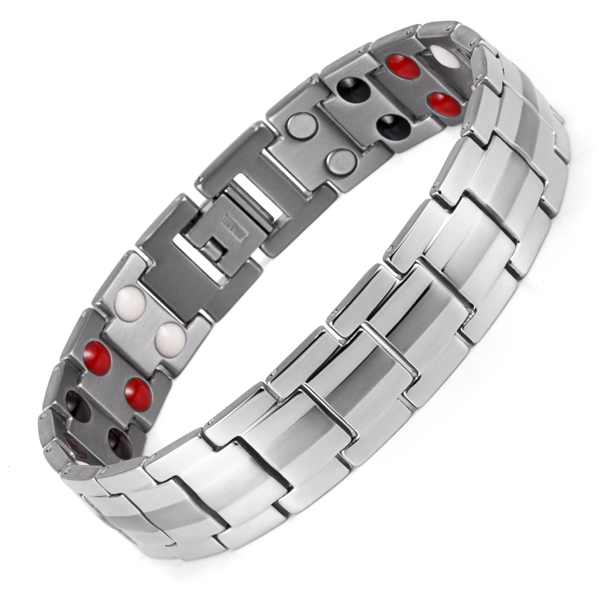 Mens Powerful Magnetic Therapeutic Bracelets Benefit for Pain