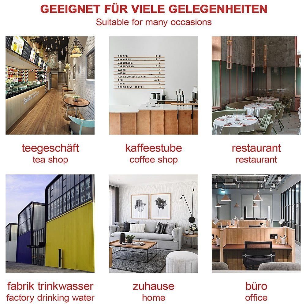 Heißgetränke- und Glühweinautomat Glühweinkocher Einkochautomat Glühwein 7 L Thermostat Tee Analog Topf
