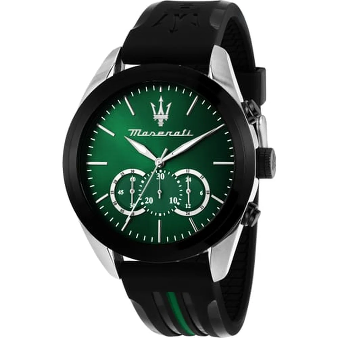 Orologio Maserati Traguardo crono verde con cinturino gomma R8871612043