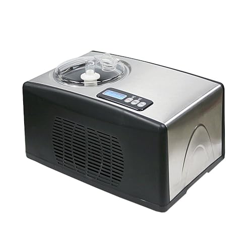 Whynter Ice Cream Maker Machine 1.6 Qt. Automatic with Built In Compressor, LCD Digital Display & Timer, No Pre Freezing, ICM 15LS, Stainless Steel : Home & Kitchen