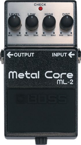 BOSS ML 2 Pedale Distorsore Metal Core, la massima distorsione con un attacco incisivo, per riff metal devastanti : Amazon.it: Casa e cucina