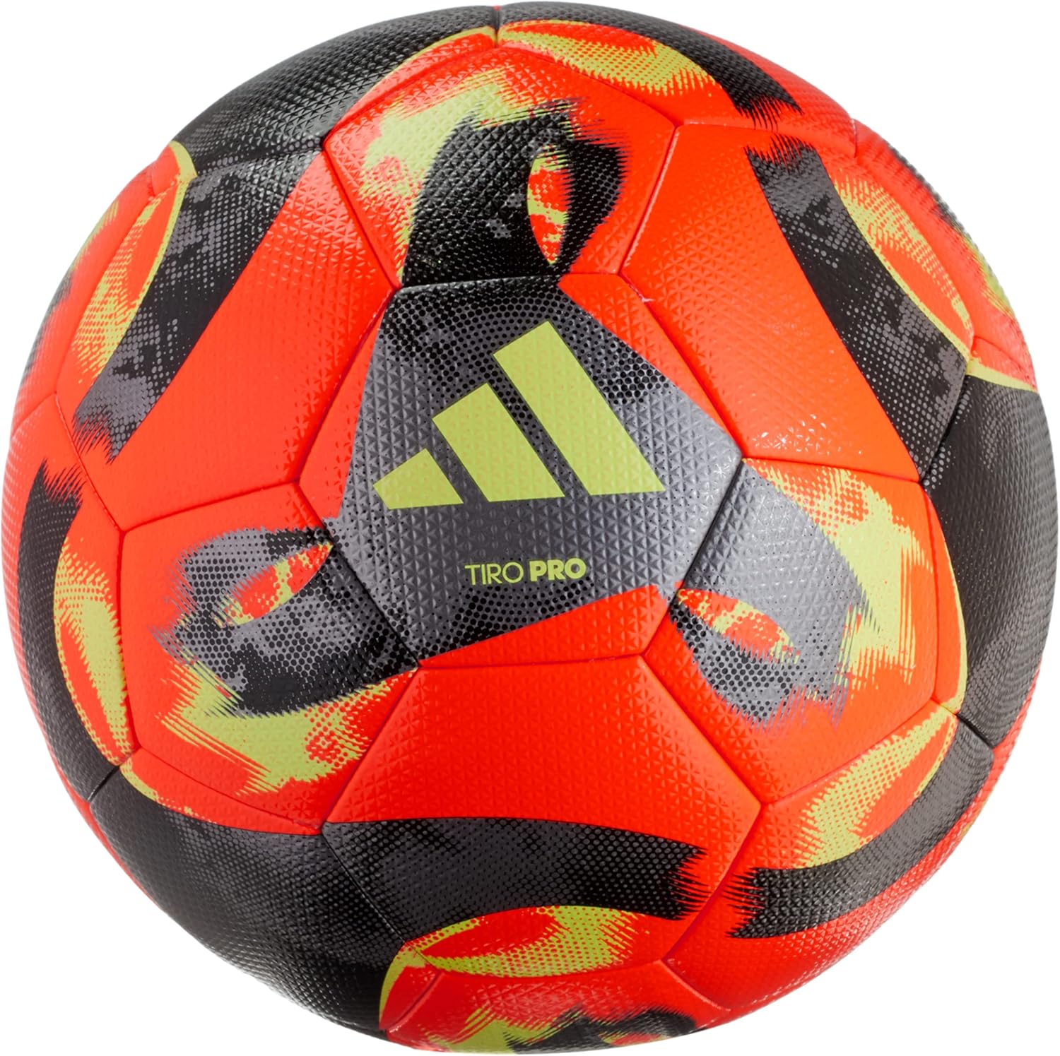 adidas Unisex-Erwachsene Tiro Pro Fußball Winterball, Solar Orange/Schwarz/Eisen Metallic/Team Solar Gelb, 5