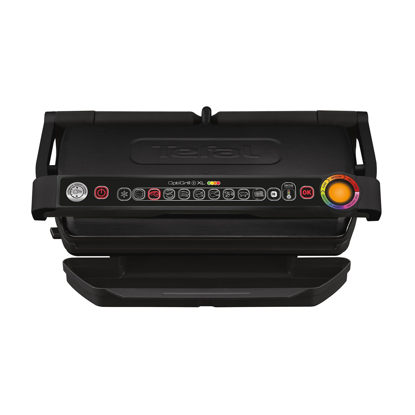 Kontaktgrill Kontaktgrill OptiGrill+ XL, 2000W, 9 Programme, antihaft, für 6