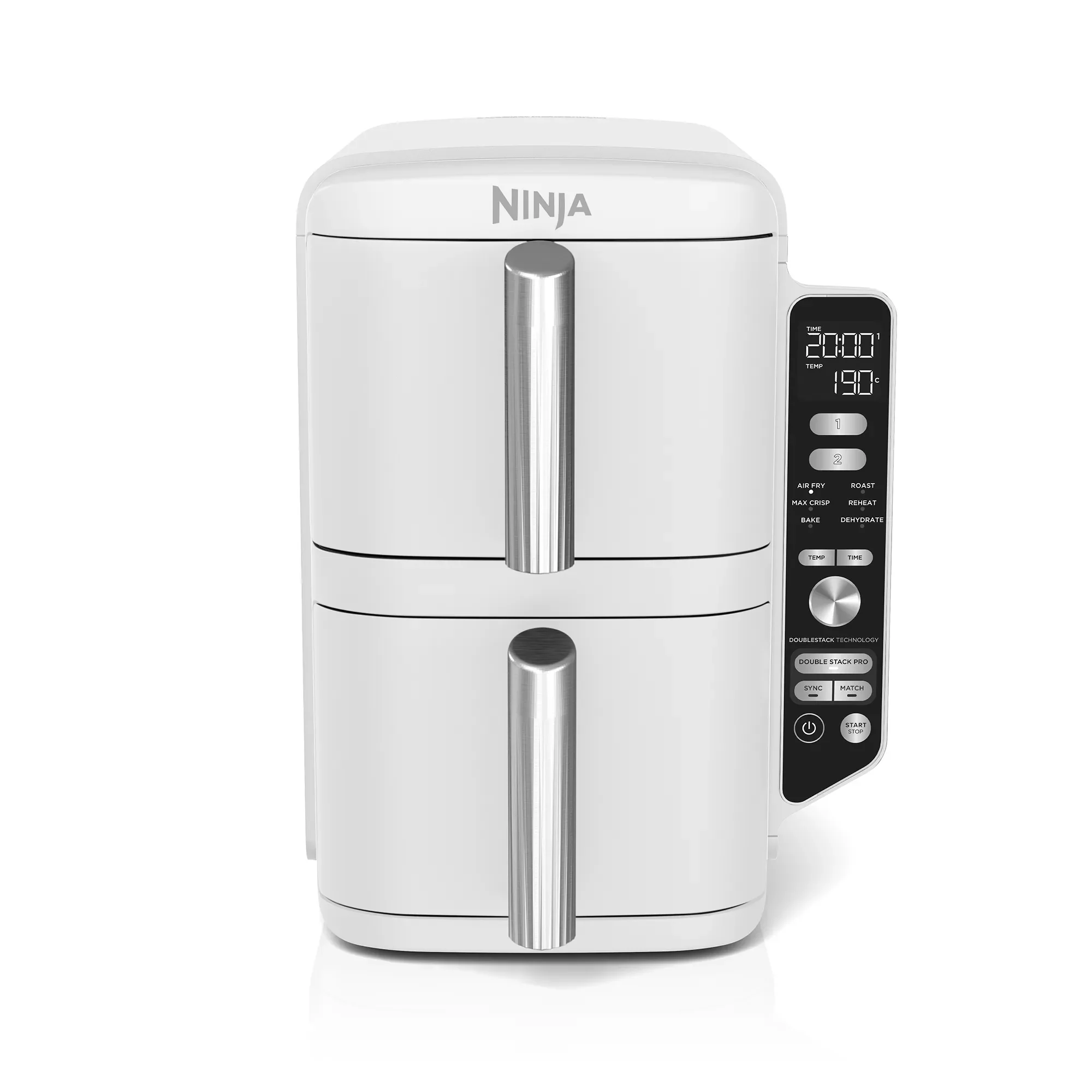 2025 Ninja DoubleStack XXXL 9,5 l heteluchtfriteuse met 2 lades