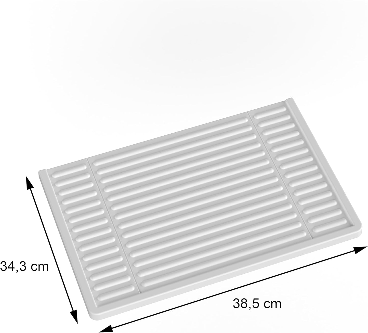 Adventa: Mobile lavatoio in resina di PP, Facile da montare, Vasca Resistente agli acidi di uso comune, Lavanderia, Garage, Esterno, 60L x 50P x 85H cm, Bianco