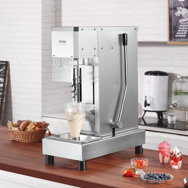 Ice Cream Blender 750W High Speed Mixer 1740 RPM 304 Stainless Steel New