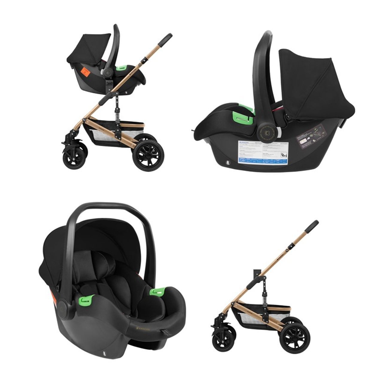 Kombi-Kinderwagen Kinderwagen 3 in 1 Amaia