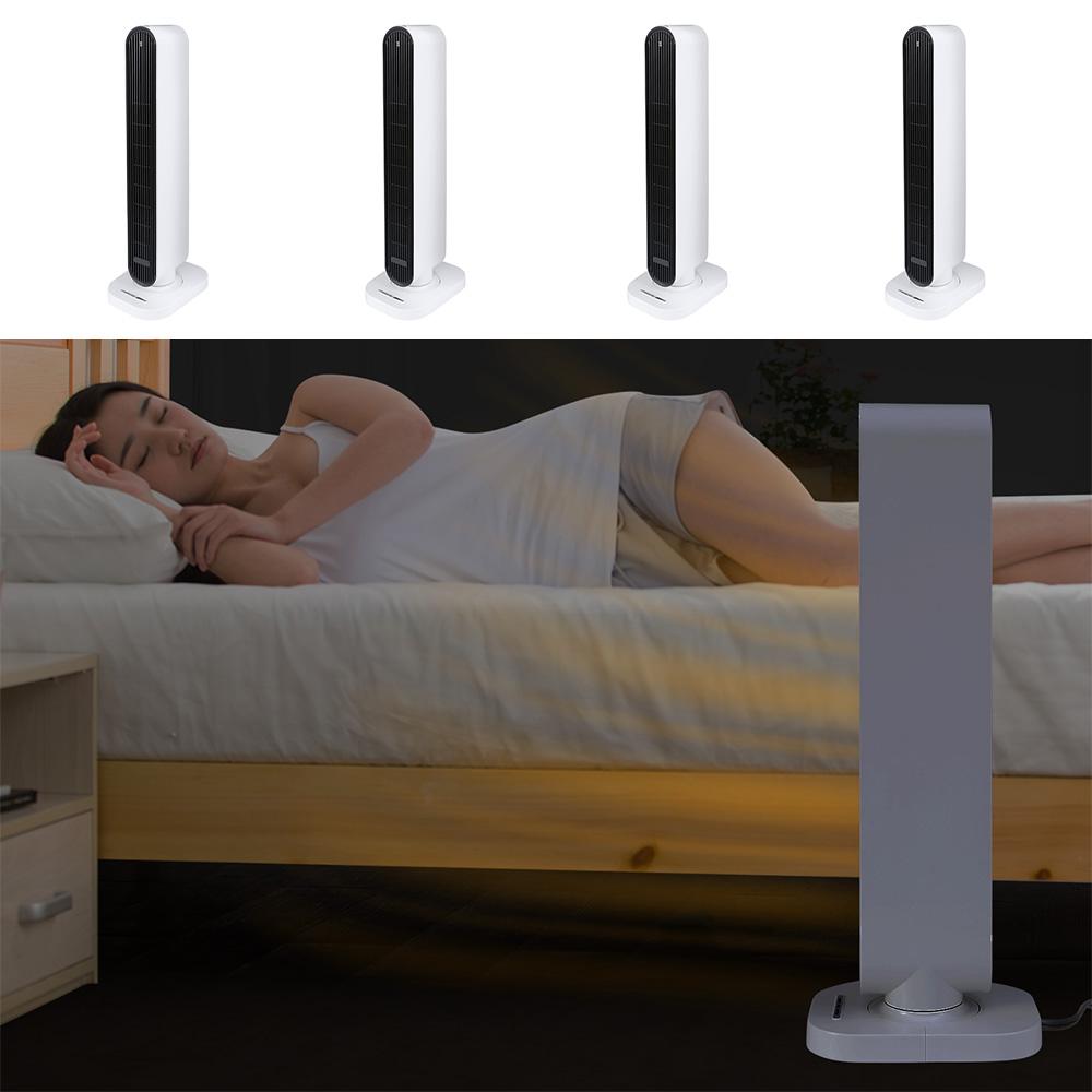 Simple Deluxe 1500W Electric Space Heater, White, 4 Heat Modes, Auto Off, Remote Control, Overheat Protection, Indoor Use