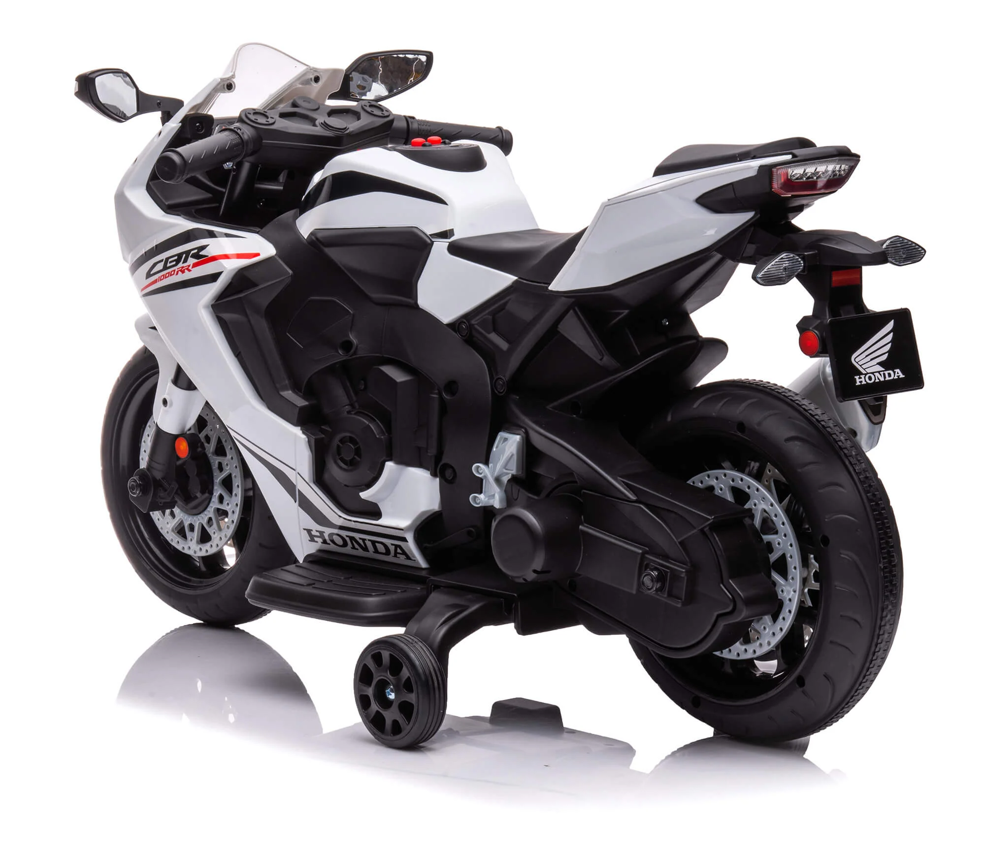 Moto Elettrica per Bambini 12V con Licenza Ufficiale Honda CBR 1000RR – Colore Bianco