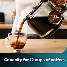 Cecotec Macchina da caffè a goccia Coffee 56 Time, 800W, Programma il tuo caffè