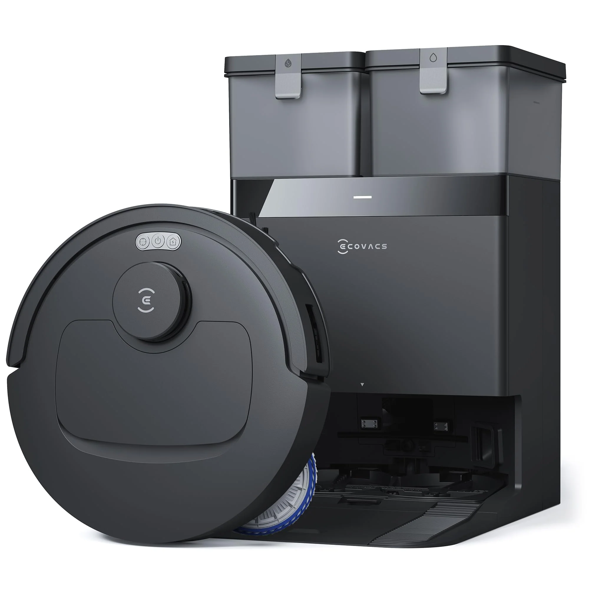 ECOVACS DEEBOT T30S PRO Saugroboter mit Wischfunktion, 11.000 Pa, ZeroTangle Technologie, 70°C heißes Wasser Wischen beim Waschen, TruEdge™ Kantenwischen, 6.400mAh Batterie, AI-Hindernisvermeidung