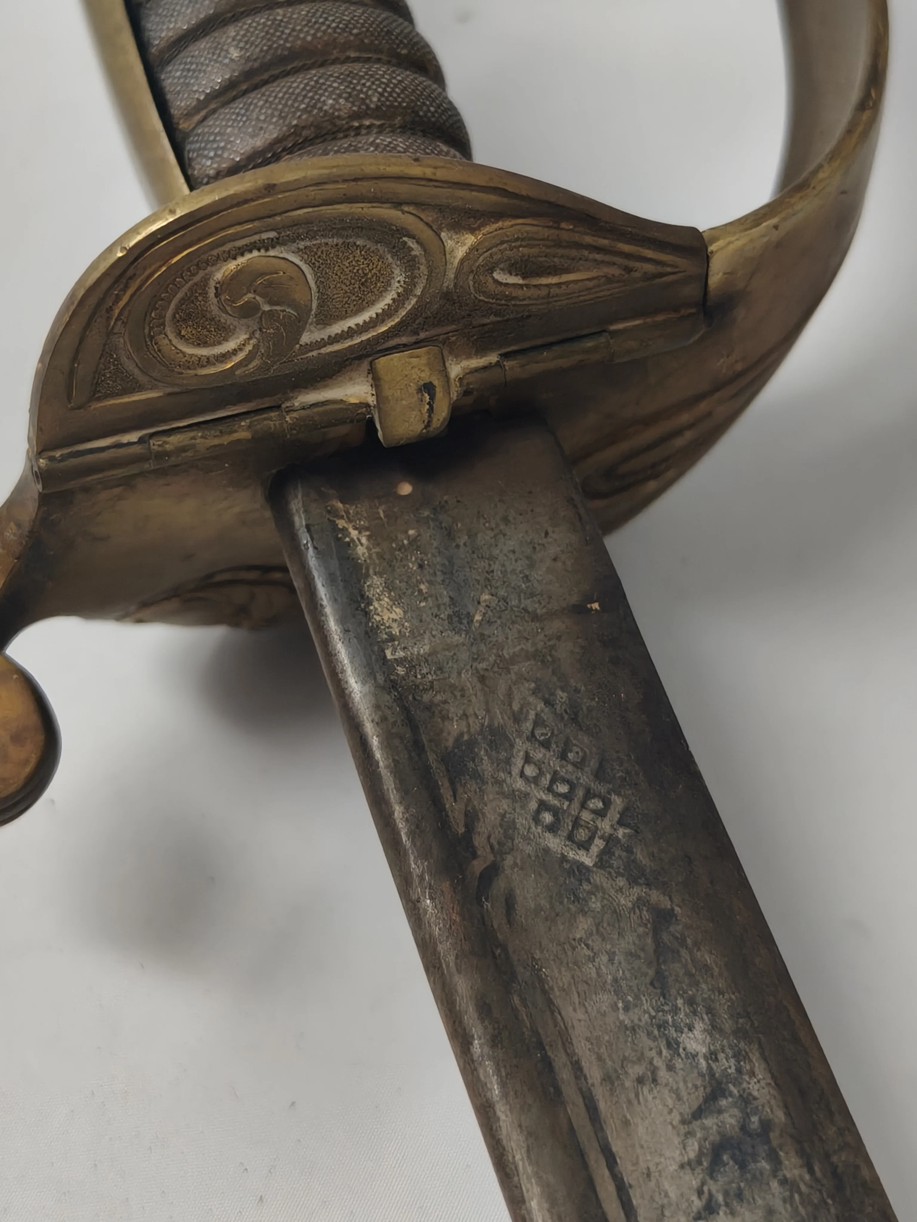 Spanish Marine Saber. Colonial period 1874.