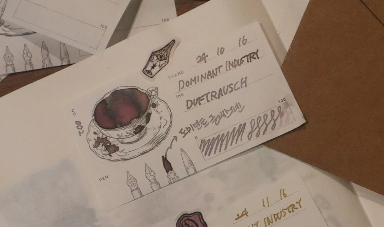 Dominant Industry Ink Swatch Paper in Tea Time