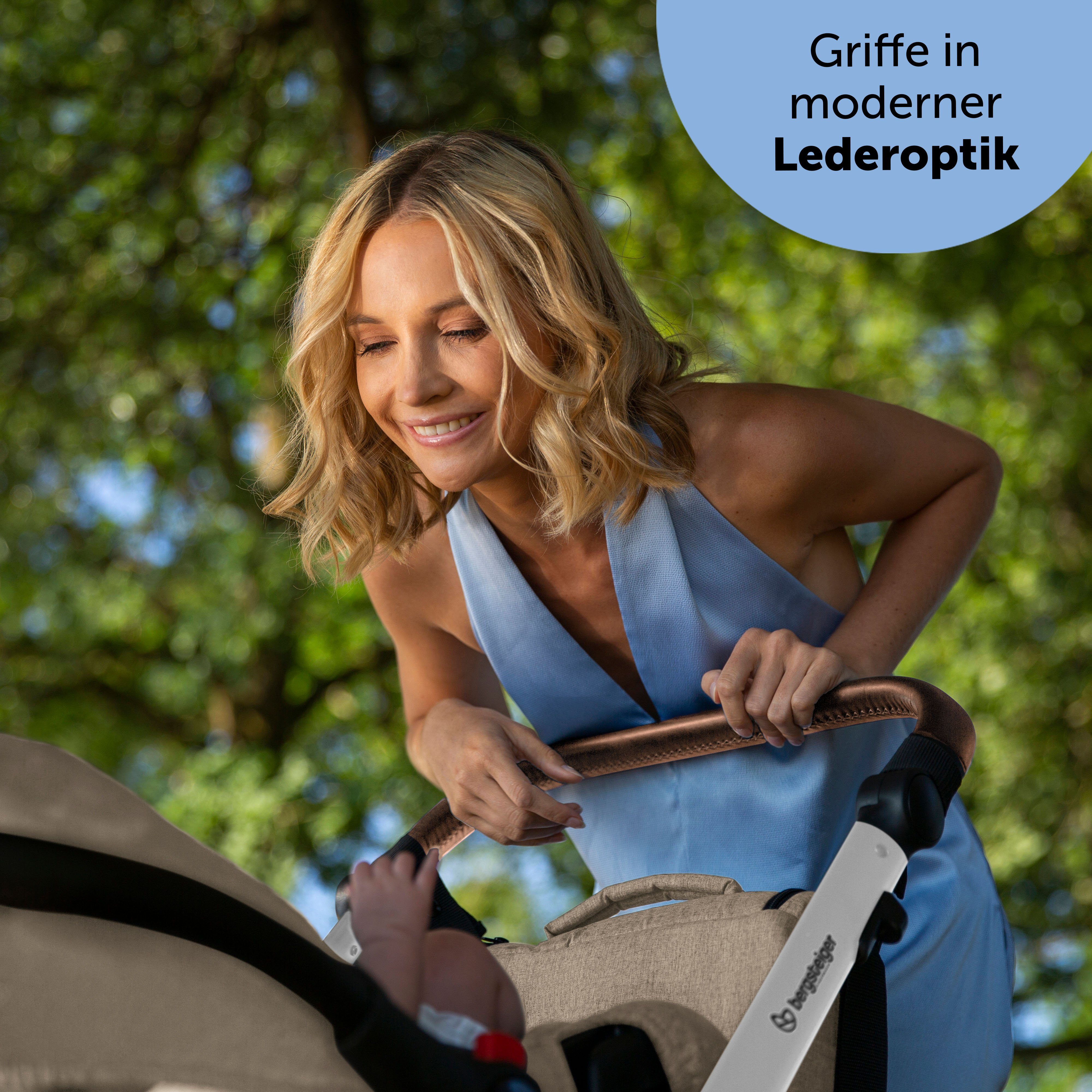 Kombi-Kinderwagen Bergsteiger Kinderwagen Lugo Kombikinderwagen 3in1/4in1