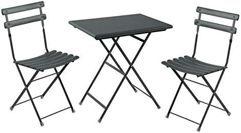 EMU Outdoor Set Arc EN Ciel Antique Iron Table 70 x 50 cm + 2 Chairs