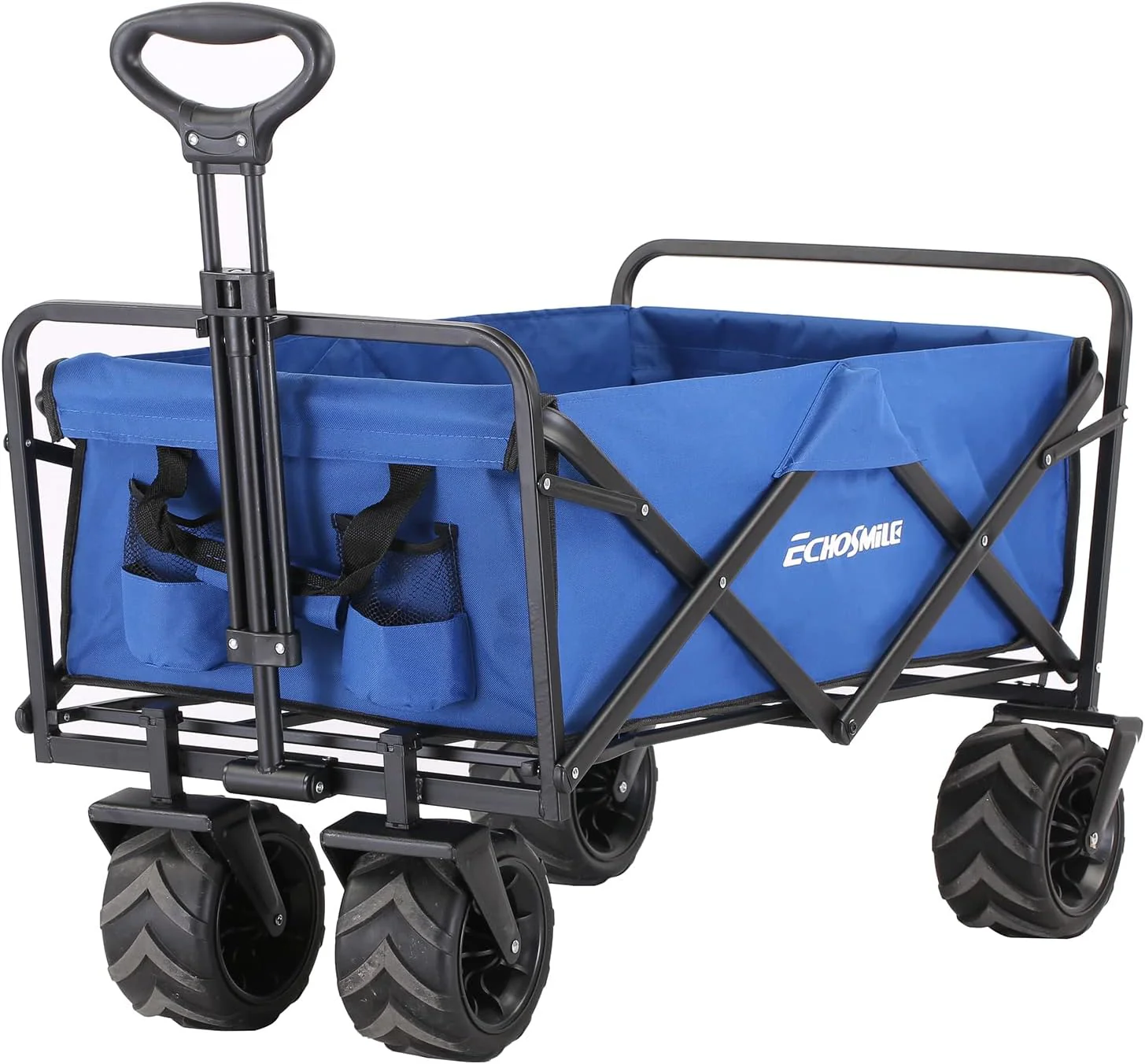 Heavy Duty 350 Lbs Capacity Collapsible Wagon Outdoor Folding Camping Wagons