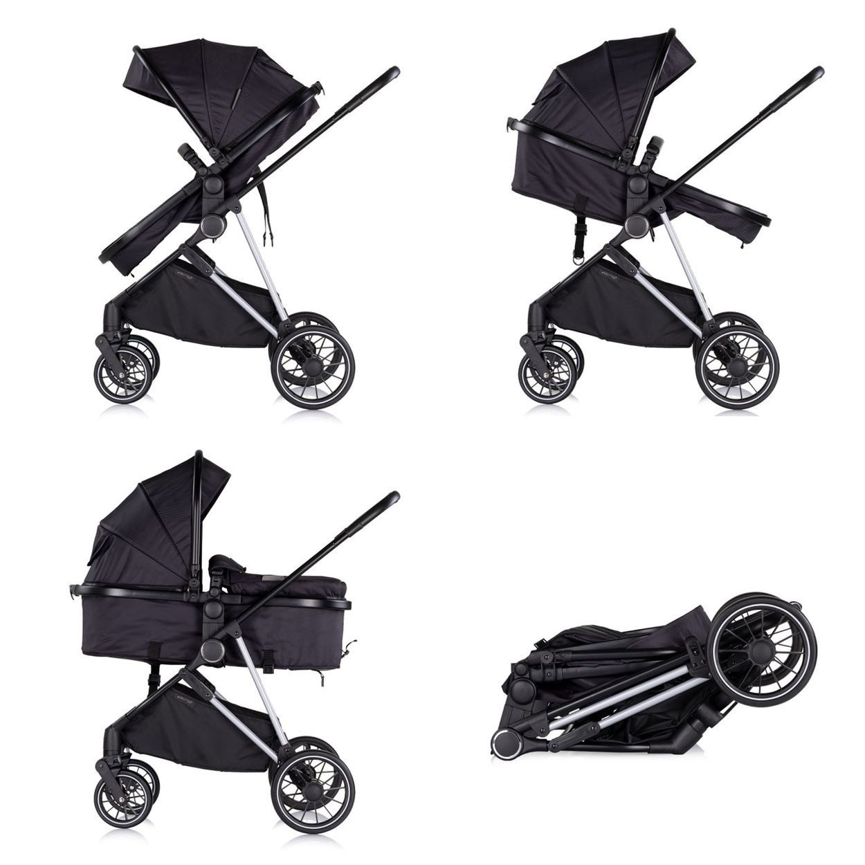 Kombi-Kinderwagen Kinderwagen Aura 2 in 1