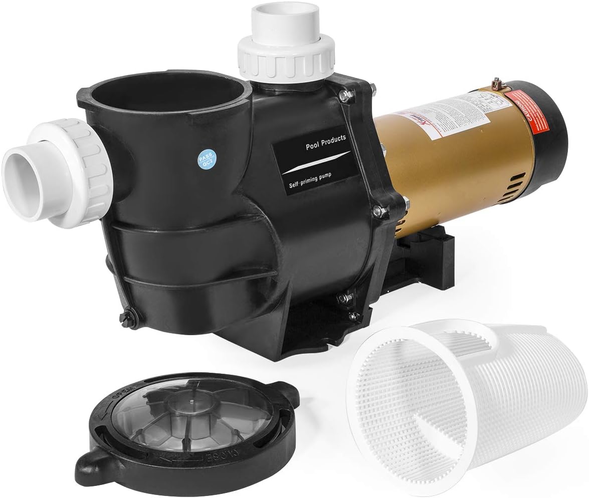 XtremepowerUS 2HP In-Ground Swimming Pool Pump Dual Speed High Flow 2