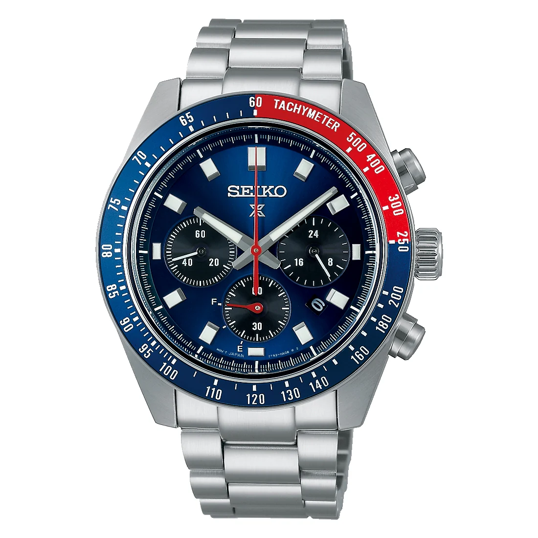 Orologio Seiko Prospex SSC913P1 crono solar blu pepsi