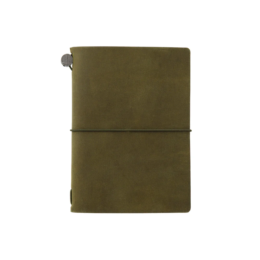 Traveler��s Company Notebook Passport Size - Olive