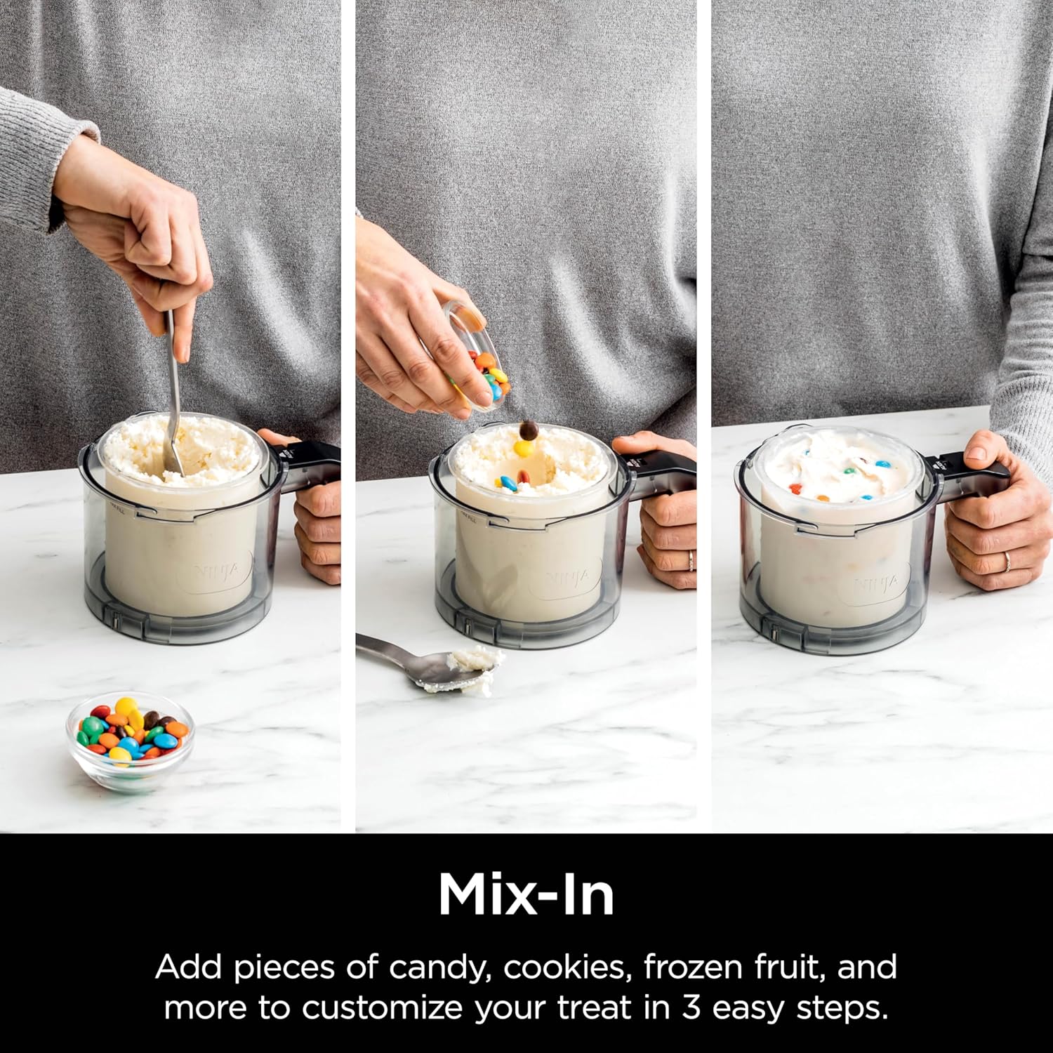 2025 Ninja CREAMi Deluxe 11 en 1 Máquina para helados y delicias congeladas