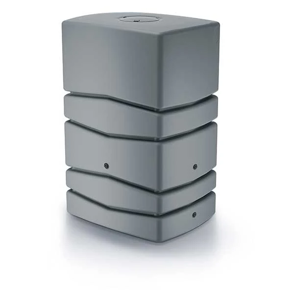 Serbatoio per acqua piovana, contenitore per acqua piovana Modern Can, barile per acqua piovana, grigio 450L