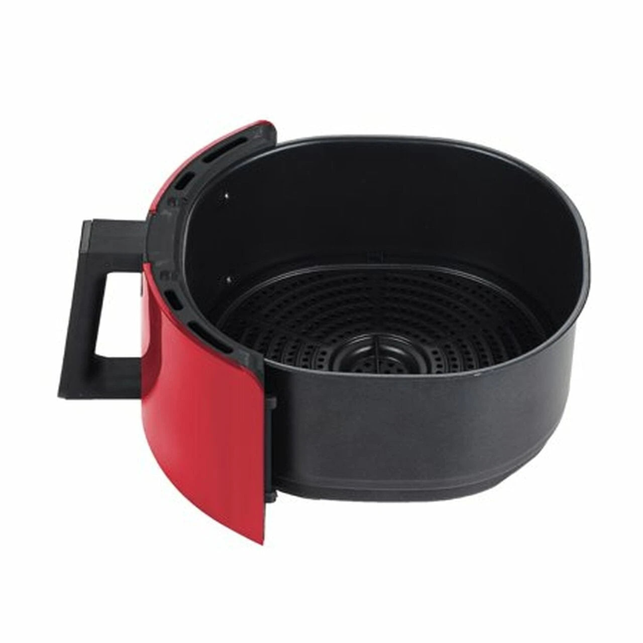 GoWISE GW22957 7 Quart Electric Air Fryer with Dehydrator and Stackable Racks in Red and Black