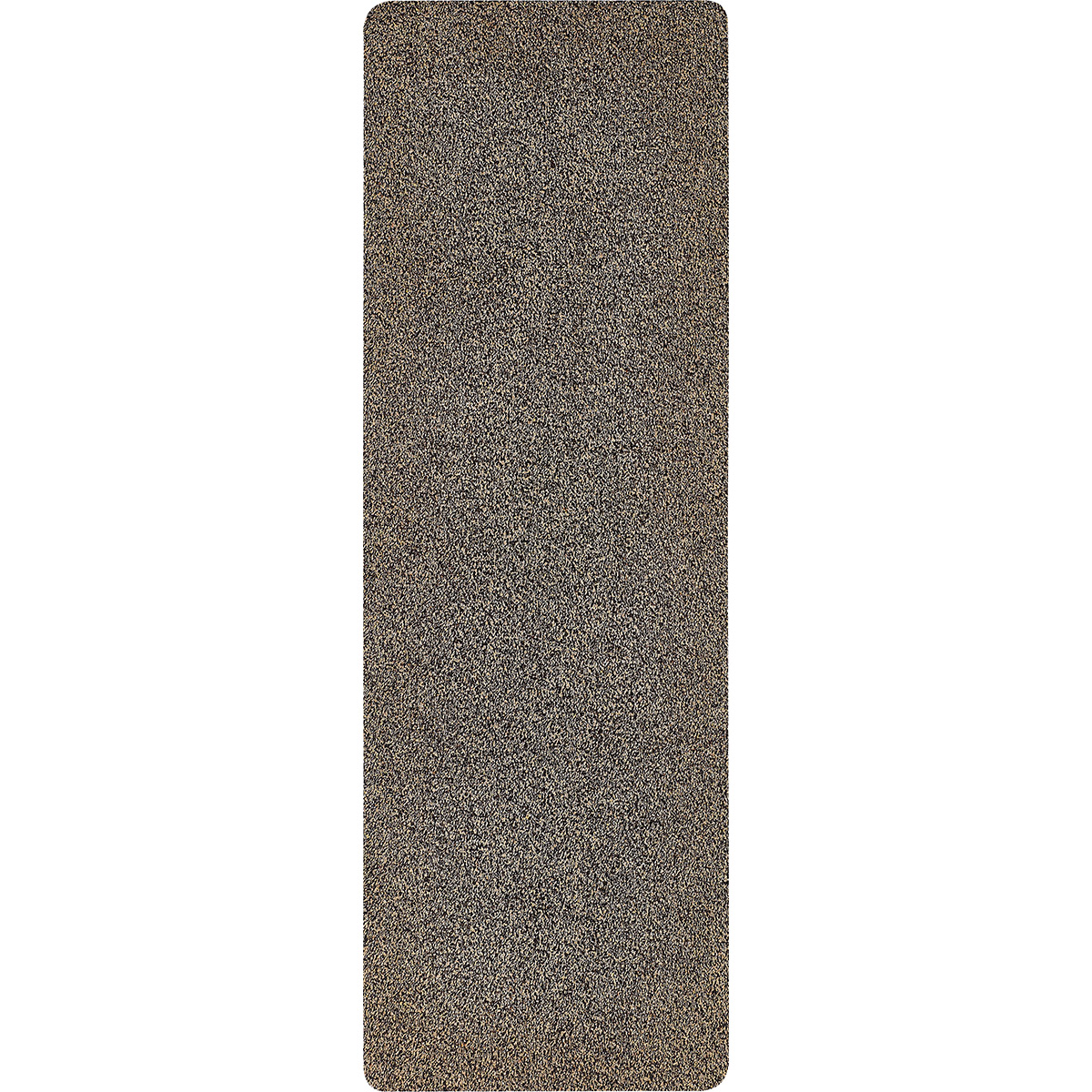 HOMCOM Fußmatte aus Baumwolle waschbar Braun 150 x 50 x 0,45 cm