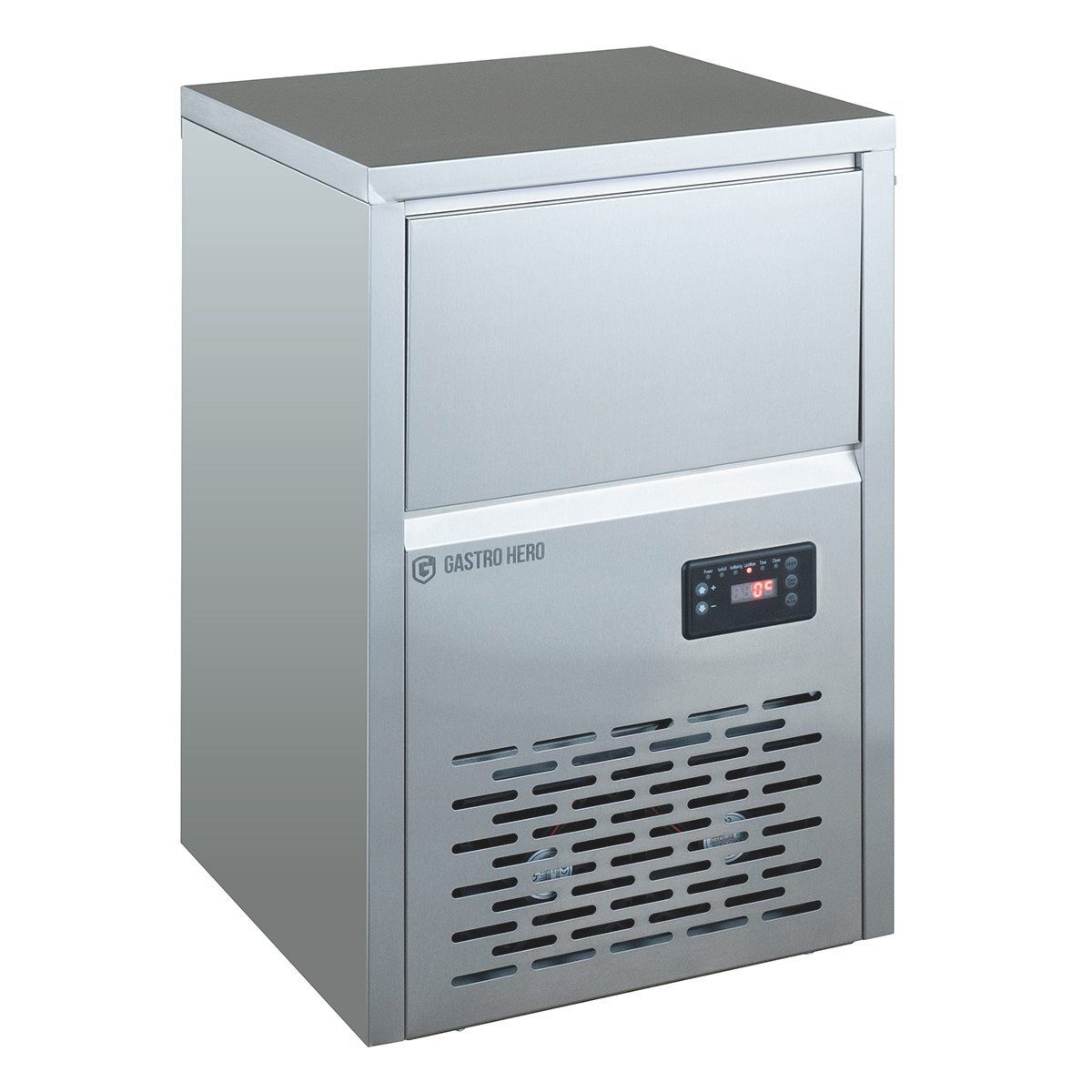 Elektrischer Eiswürfelbereiter GastroHero Vollwürfel Eisbereiter ECO 30 kg