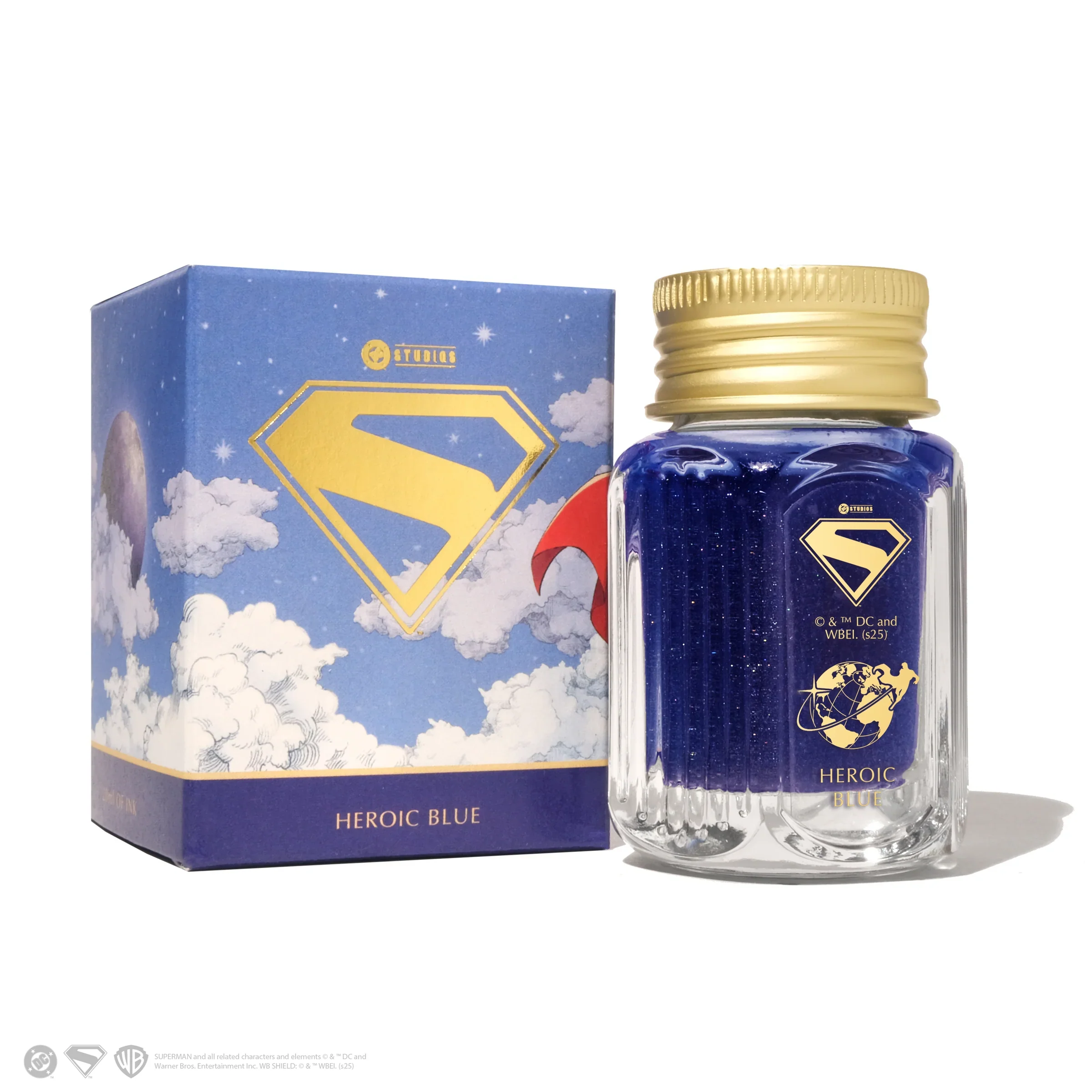 Ferris Wheel Press Fountain Pen Ink - Superman Edition Heroic Blue
