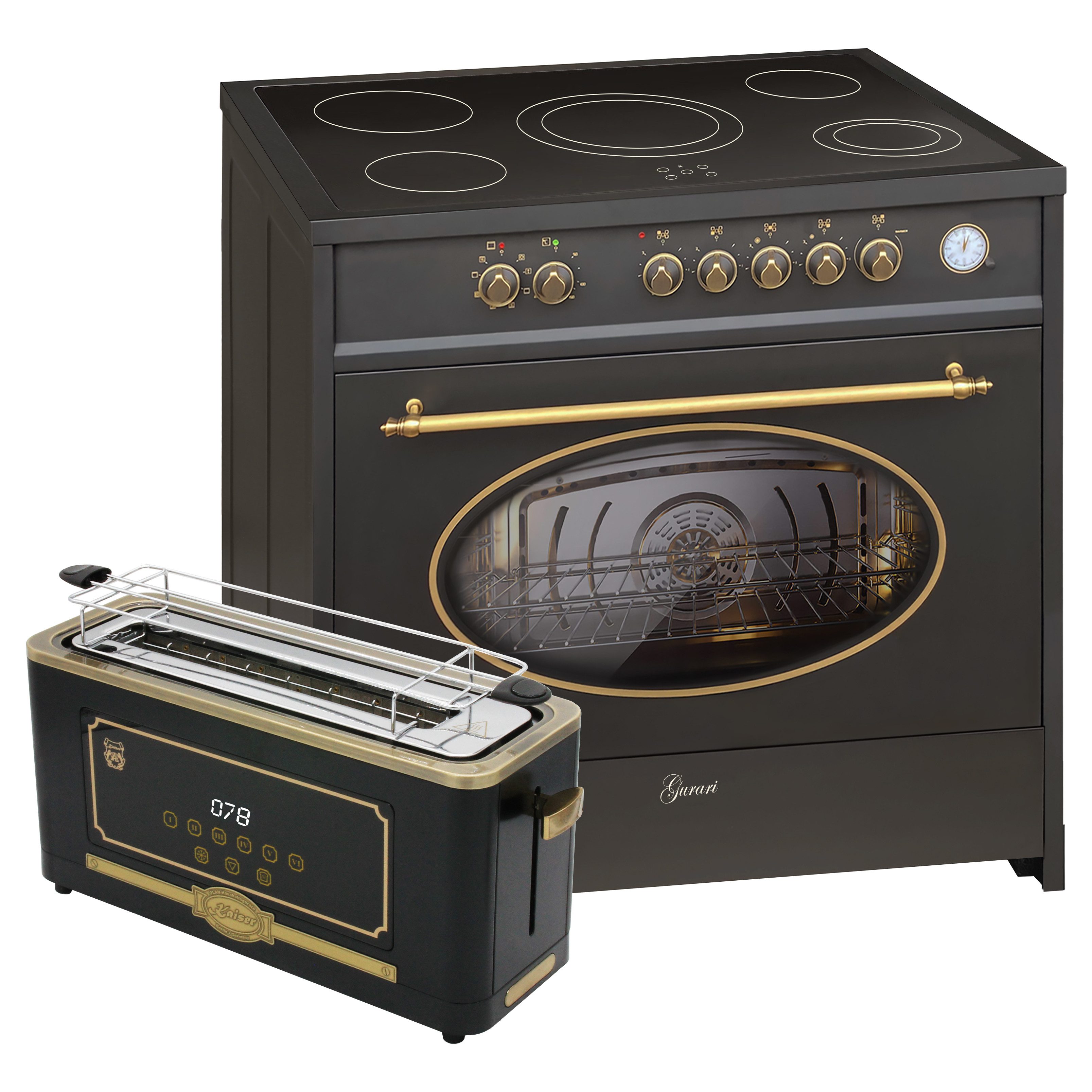 Elektro-Standherd GCH E 912 BL r+T 4000 Em