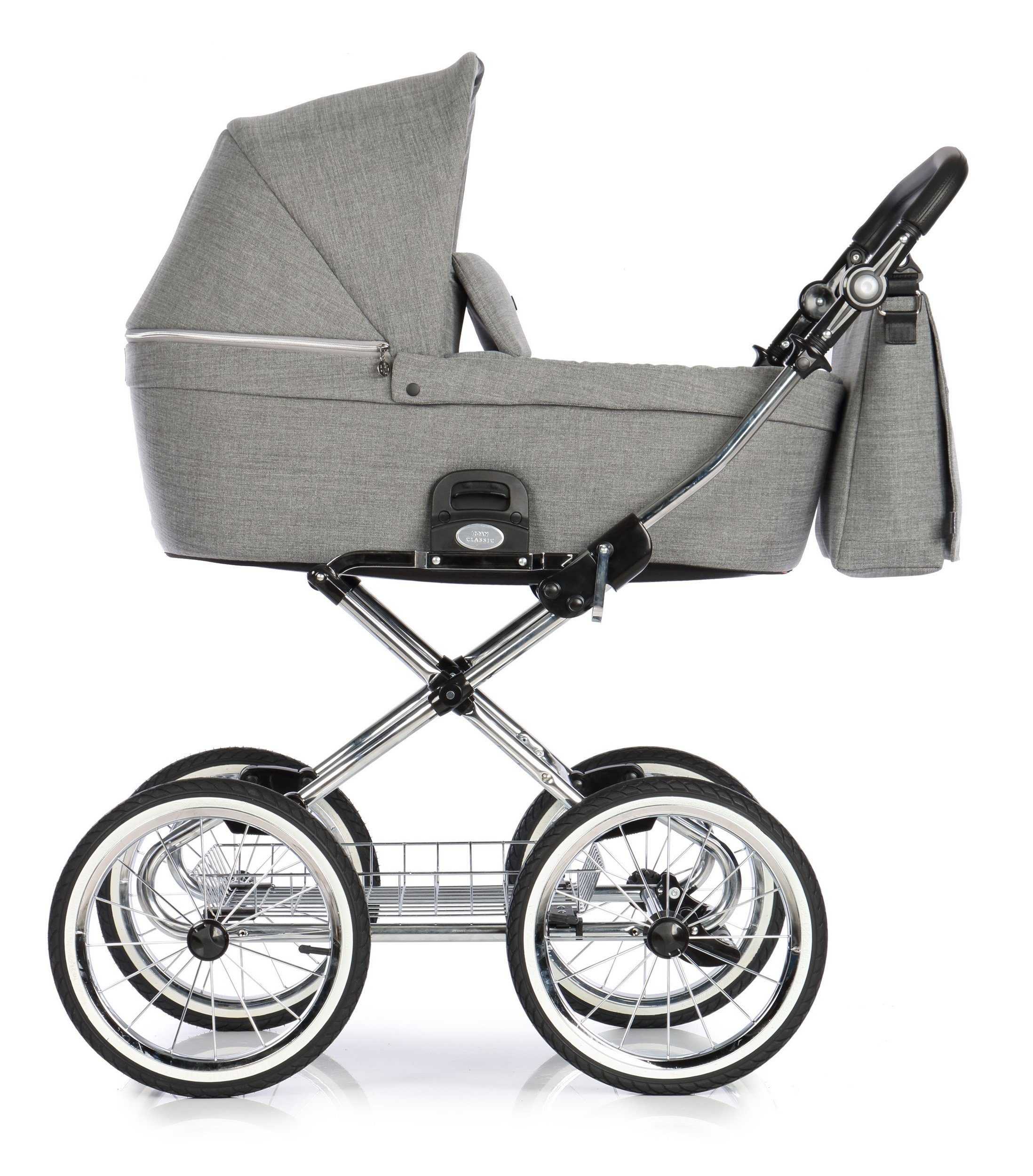Kombi-Kinderwagen Coss Classic 2 in 1 inkl. Sportsitz und Zubehör in 3 Farben