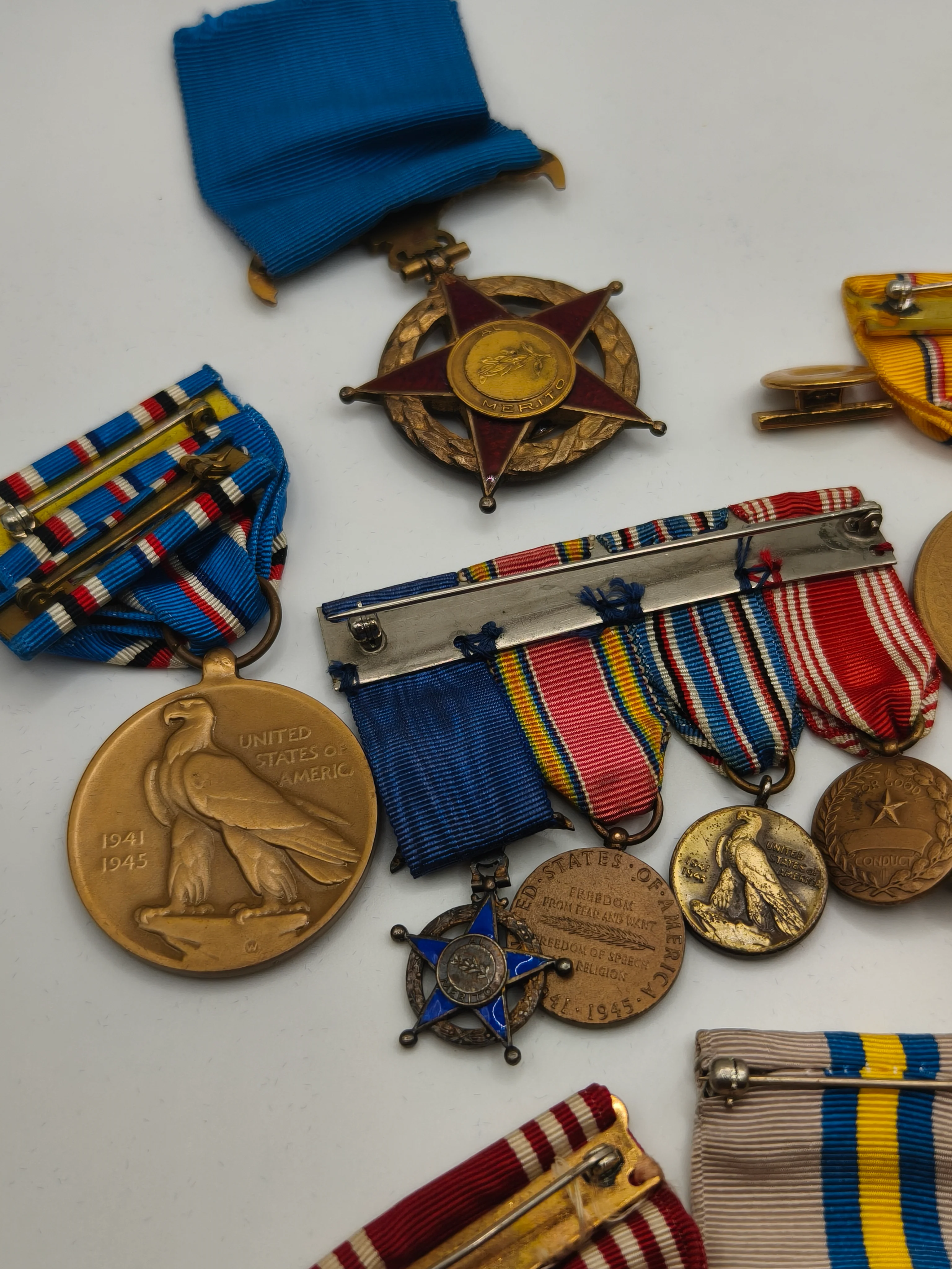 Lote medallas veterano IIWW. USA