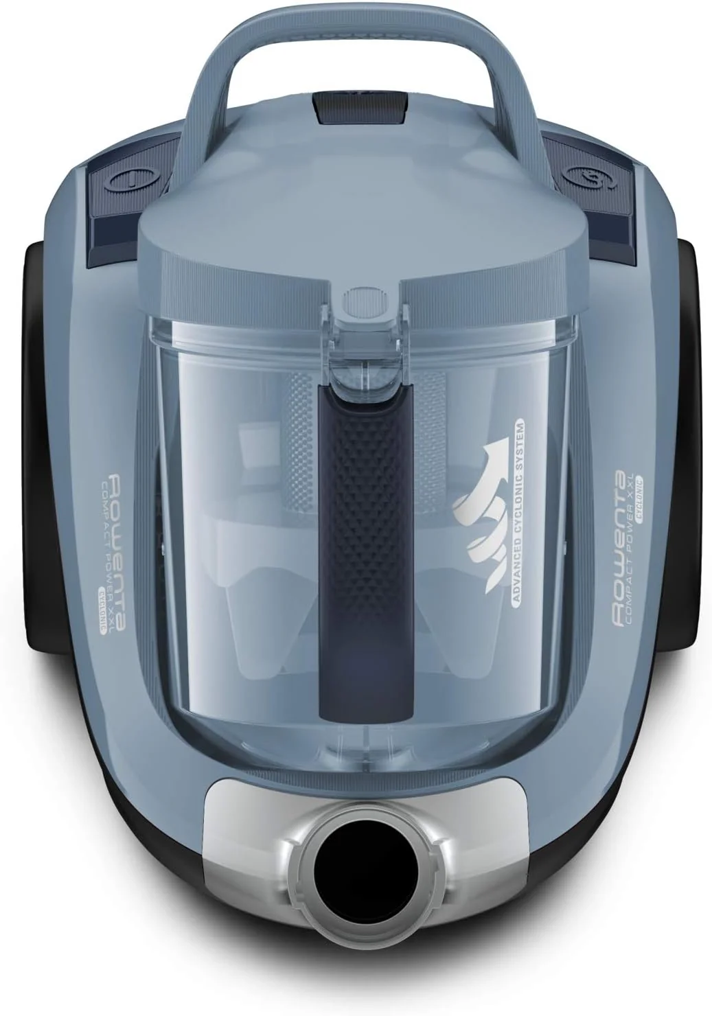 Rowenta RO4825 zakloze stofzuiger Compact Power XXL | 550 watt | 2,5L stofreservoir | Compact & stil | Extreme zuigkracht | Zeer effici?nte zuigmond | Zwart/Grijs