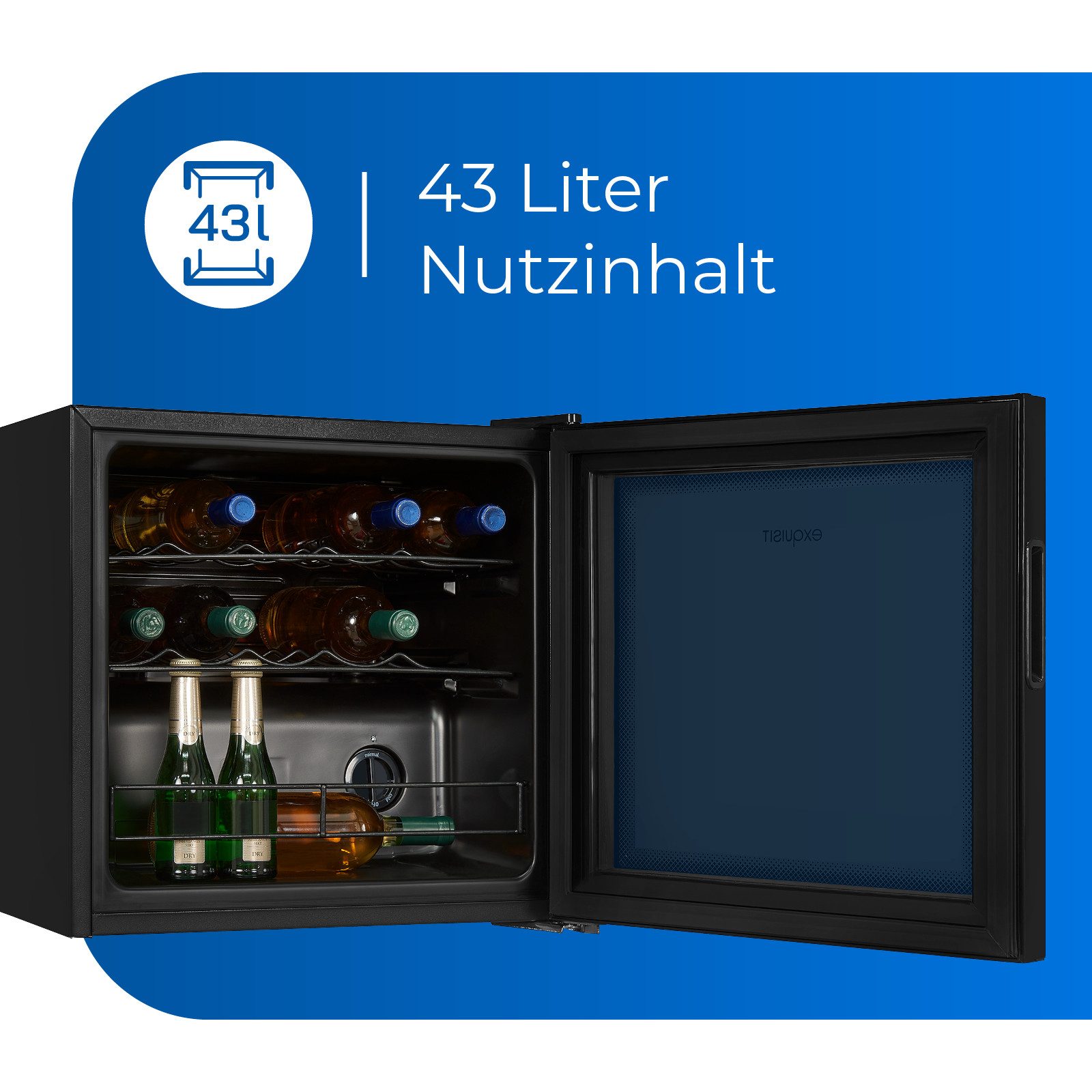 Weinkühlschrank WS1-12-GT-030G schwarzPV