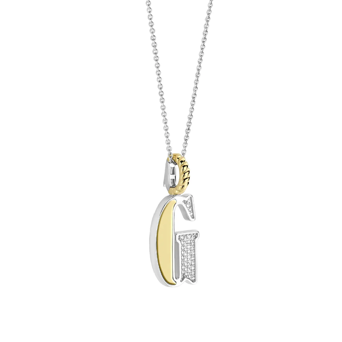 Collana Ti Sento Milano pendente iniziale G argento 6840ZY_G