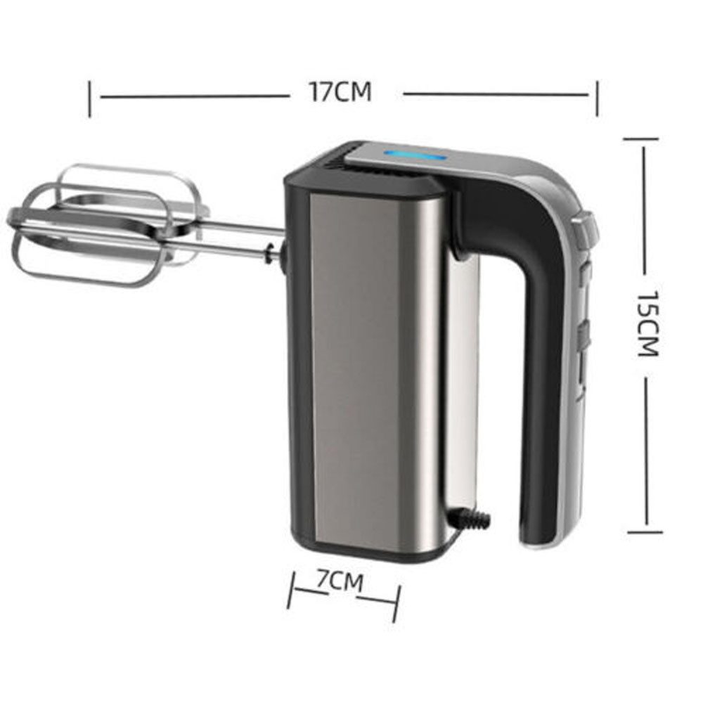 Handmixer 800W Handrührgerät Handrührer mit 5 Geschwindigkeiten
