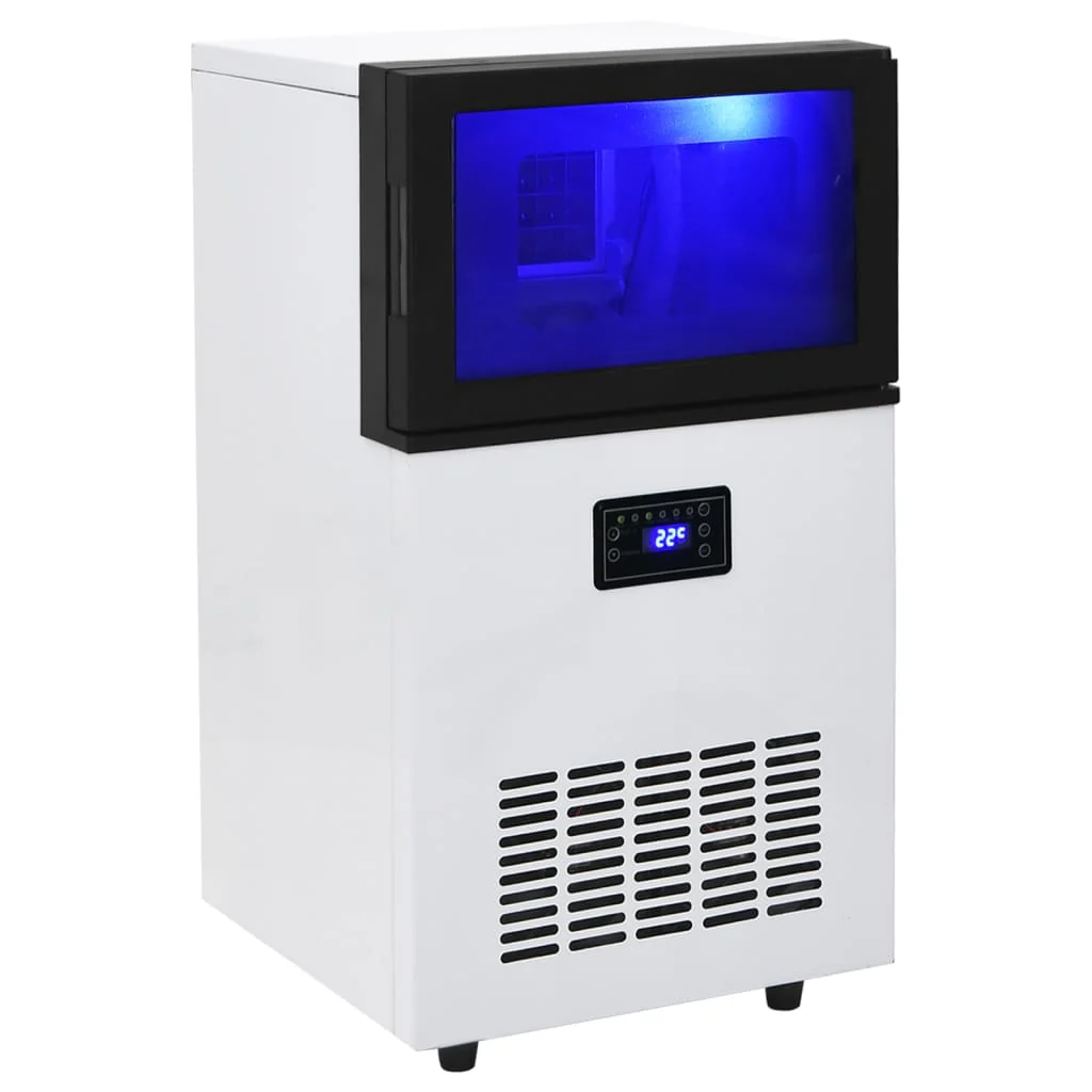 Macchina per il Ghiaccio da 420 W Nera 45 kg/24 h