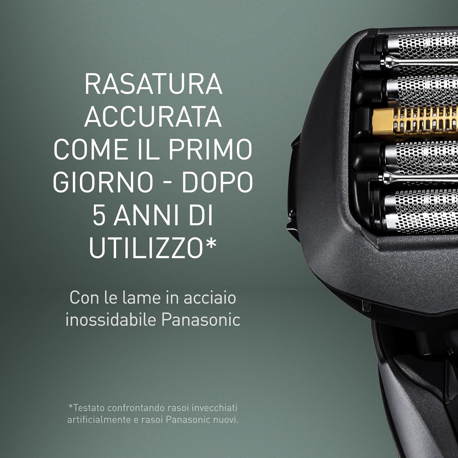 Panasonic Series 900 ES-LV9U 5-Lama Rasoio Elettrico Per Gli Uomini Con Pulizia Automatica, Sensore Di Barba Reattivo E Supporto Di Ricarica, Bagnato E Asciutto Rasoio Cordless