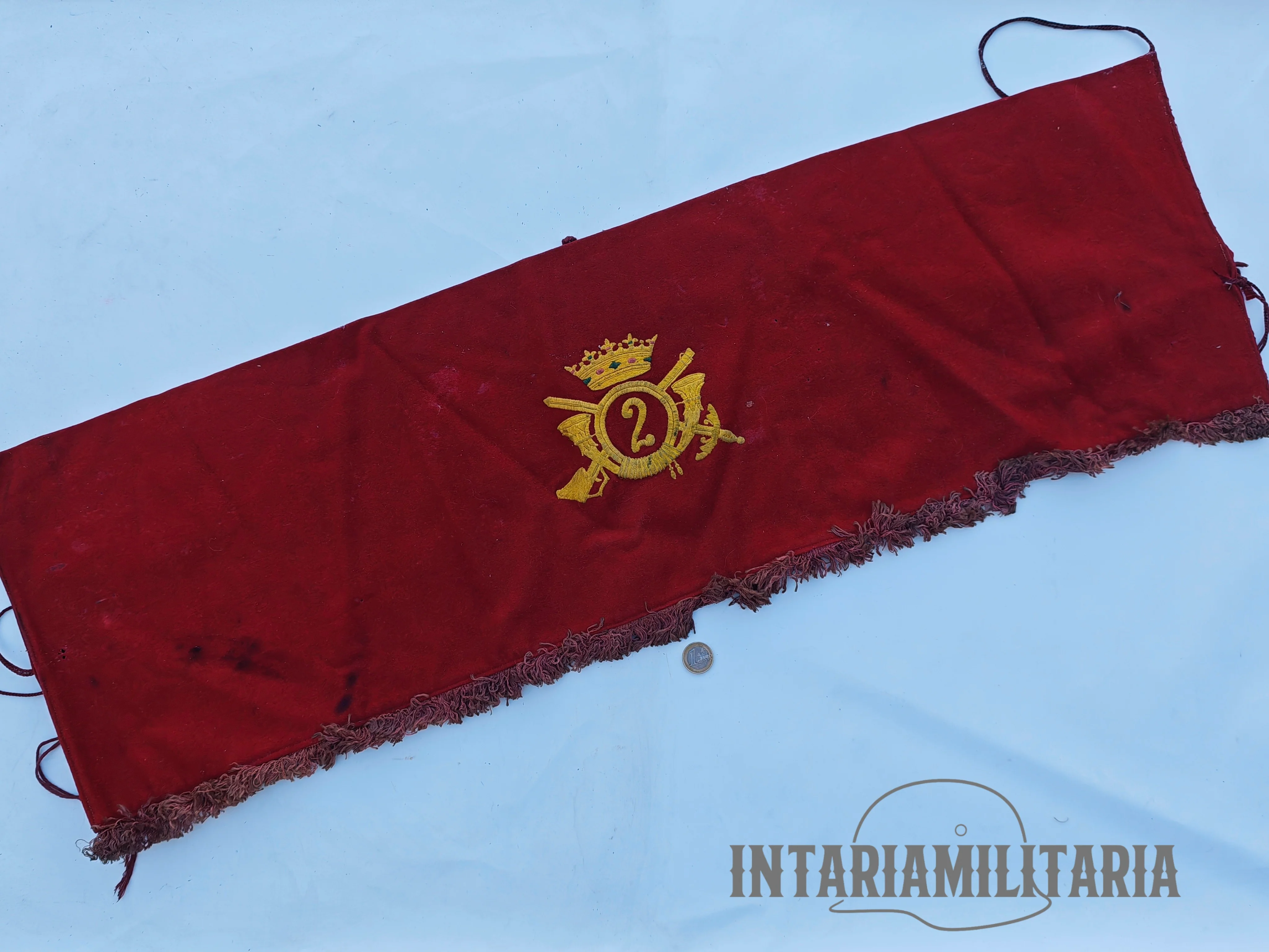 Bandera de tambor infanter��a regimiento N2. Espa?a