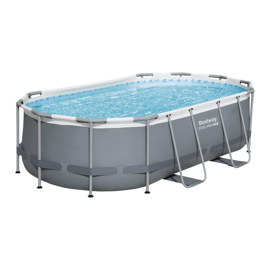 Kit Piscine hors sol tubulaire Bestway Steel Pro Max