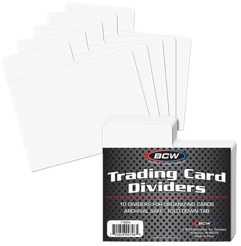 BCW Trading Card Dividers Horizontal (10 Dividers Per Pack)