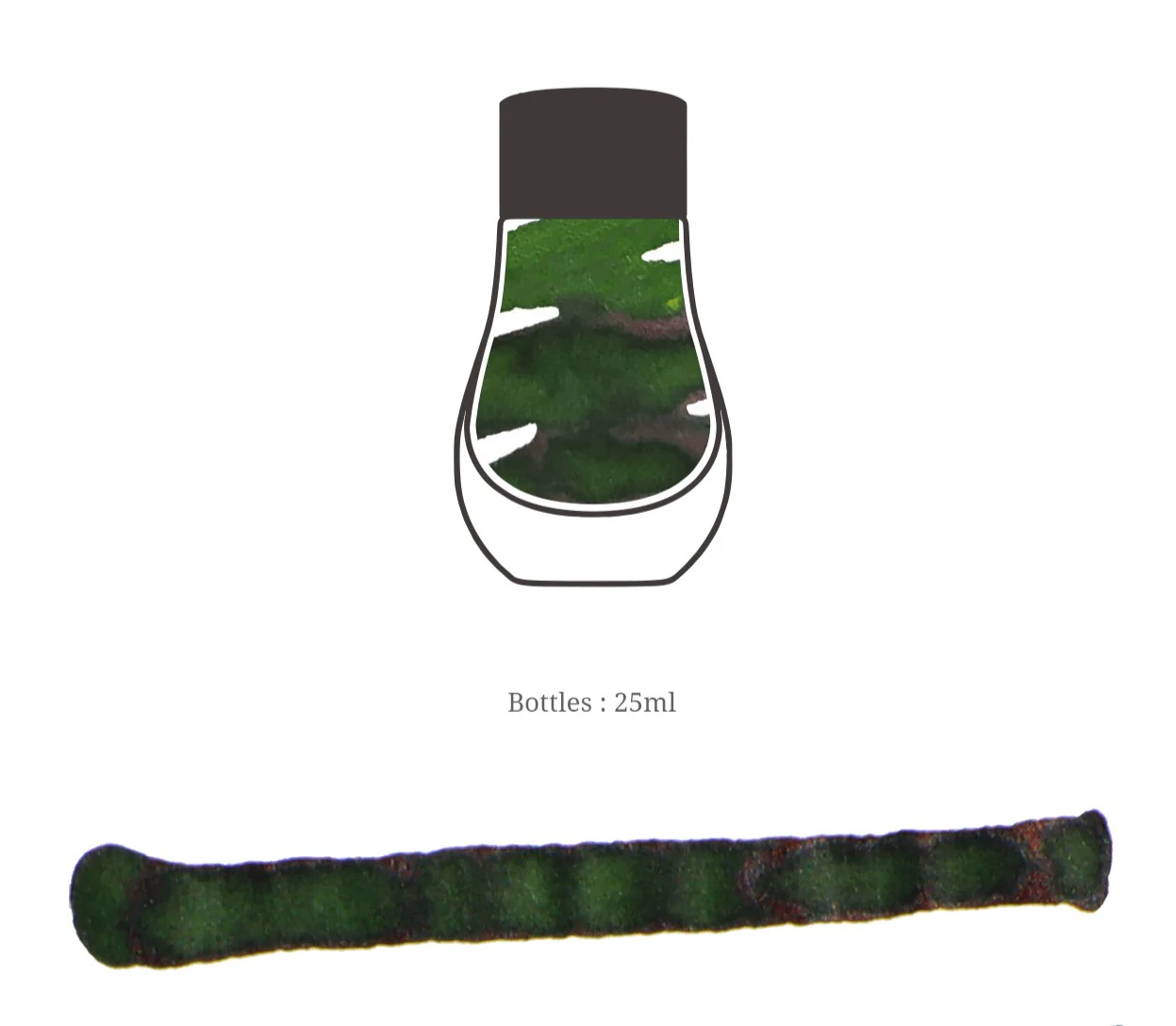 Dominant Industry Leaf Green - Standard Ink Bottle